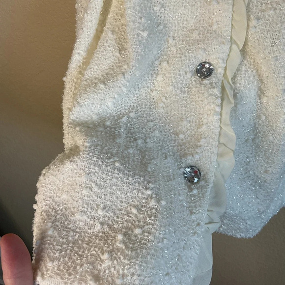 Nanette Girls 3/4 Sleeve‎ Holiday Button Down Dress Size 3T - Picture 6 of 7